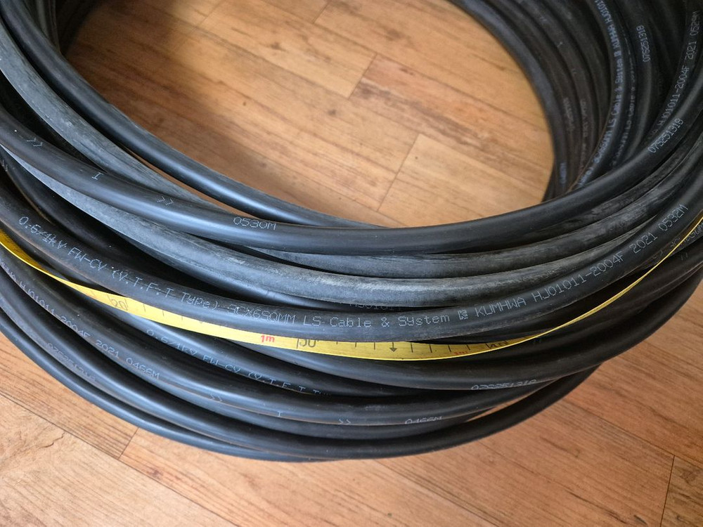 LS 전선 6sq 3c 약 90미터 이미지