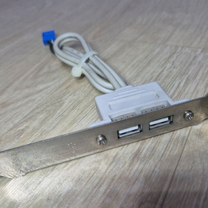 USB 2.0 2포트 메인보드 연결 케이블 브라켓 이미지