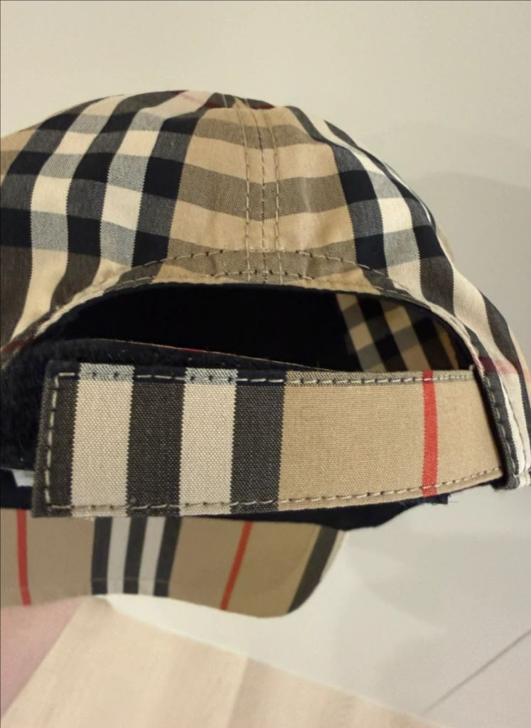 (정품/키즈L) 버버리 빈티지 체크 키즈 야구 모자 이미지
