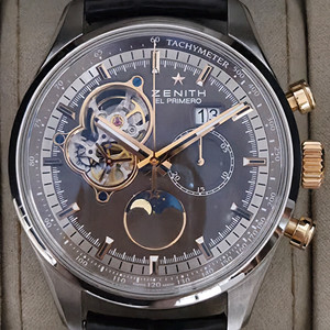 제니스 엘프리메로 오픈하트 썬앤문 45mm#오메가#까르띠에#로렉스 이미지