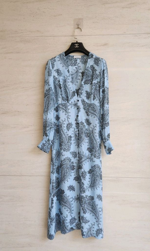 산드로 페이즐리 실크블렌드 원피스 36사이즈(새상품) 이미지