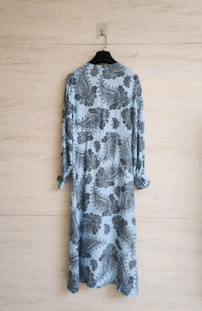 산드로 페이즐리 실크블렌드 원피스 36사이즈(새상품) 이미지