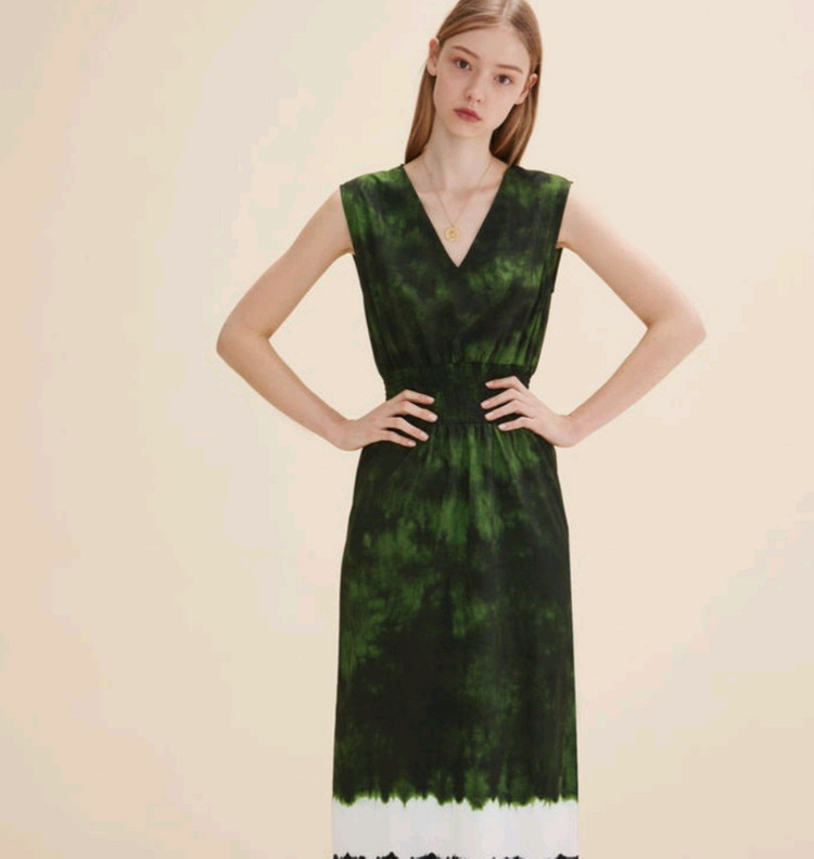 마쥬 실크블렌드 스모킹밴드 맥시롱원피스 1사이즈 이미지