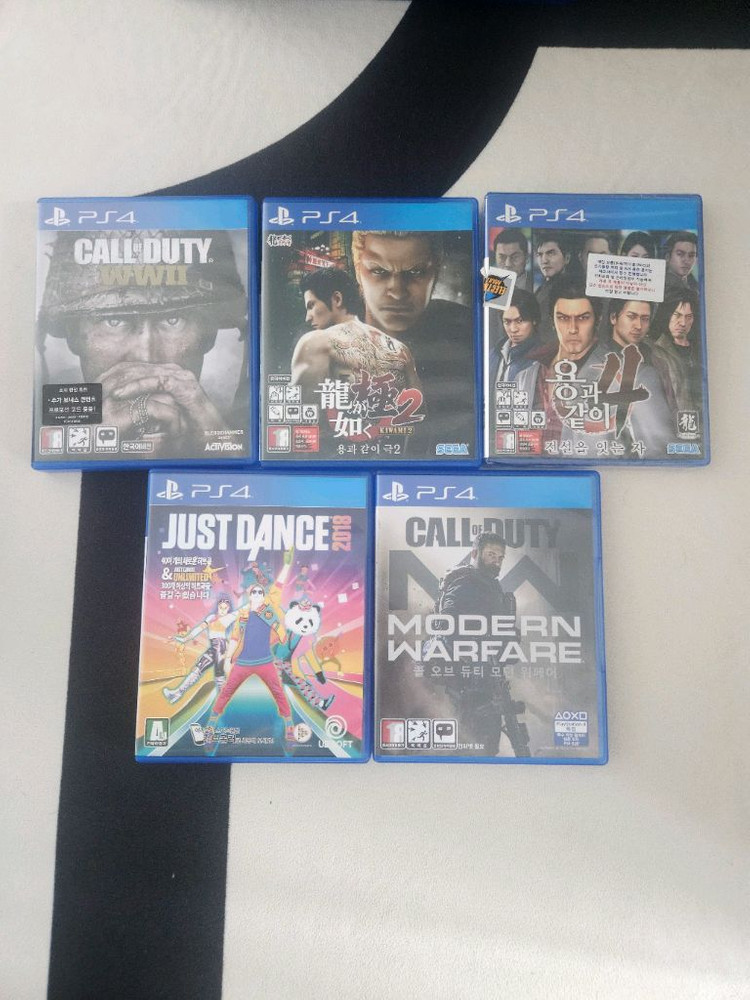 플레이스테이션4 게임 타이틀 모음 이미지