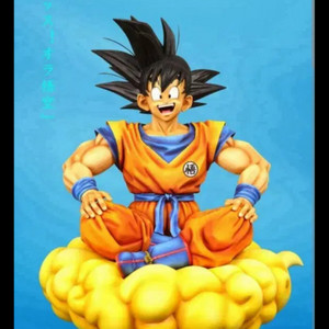 드래곤볼 좌상오공 1/3 애니컬러 레진 팝니다 이미지