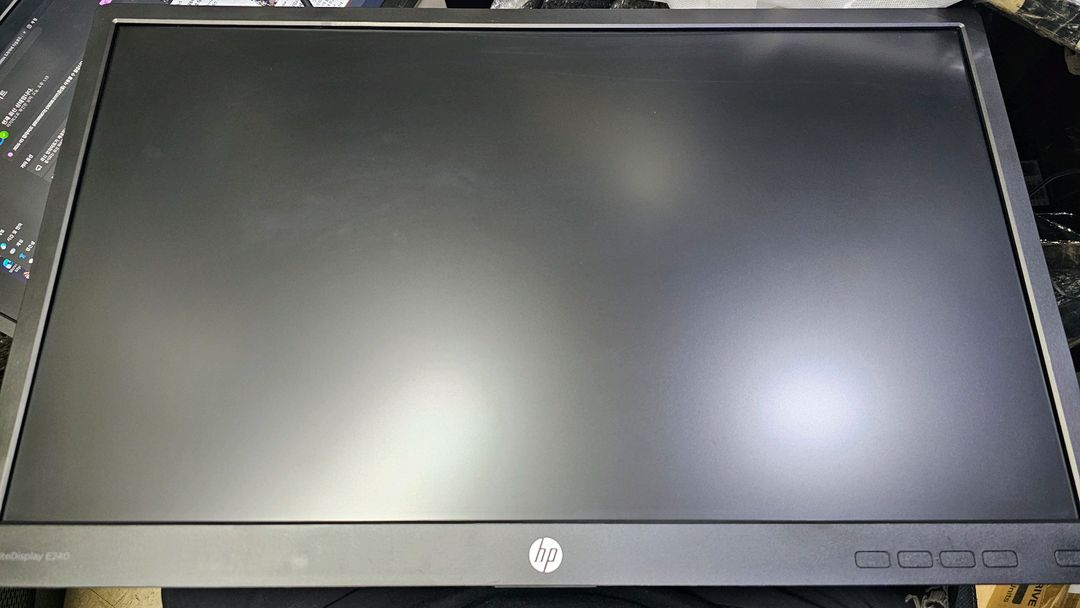 HP모니터 E240 24인치 2대 카멜 듀얼 모니터암별도 이미지