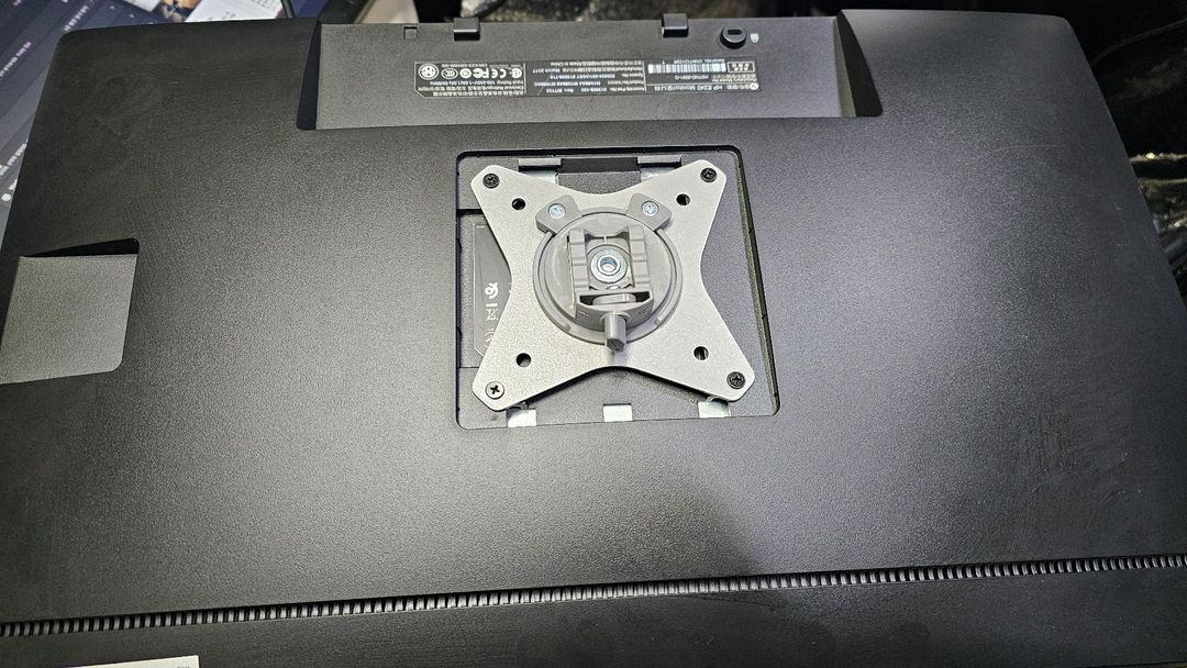 HP모니터 E240 24인치 2대 카멜 듀얼 모니터암별도 이미지