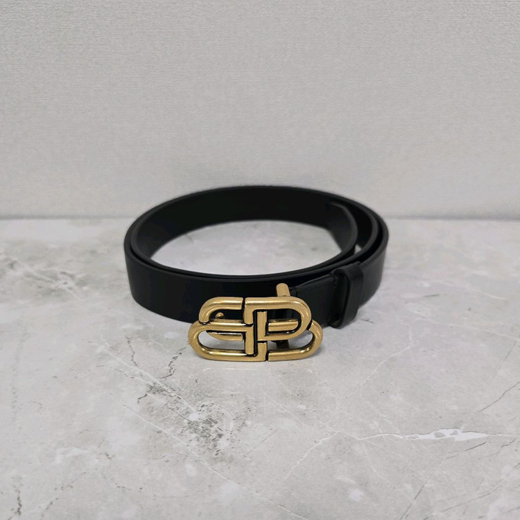 발렌시아가 BB 로고 벨트 90사이즈 판매 이미지