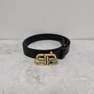 발렌시아가 BB 로고 벨트 90사이즈 판매 이미지