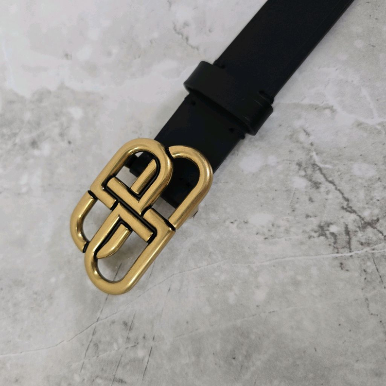 발렌시아가 BB 로고 벨트 90사이즈 판매 이미지