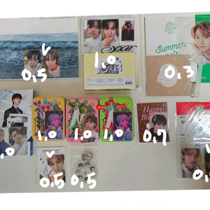 엔시티 도영 런쥔 제노 정우 재민 지성 해찬 포카 엠디 굿즈 앨범 이미지