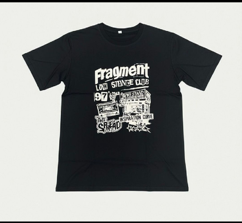 Fragment 그래픽 반팔 여성 티셔츠 블랙 (새상품) 이미지