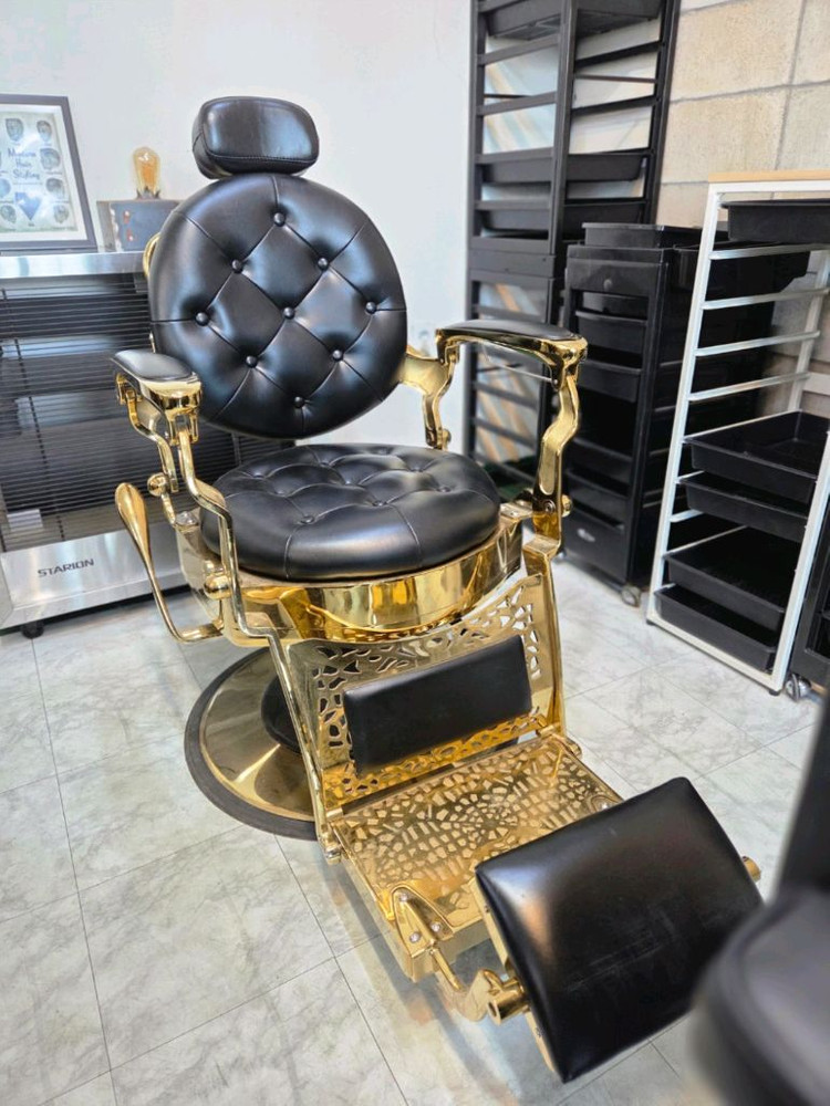 중고 이발의자 바버체어 이미지