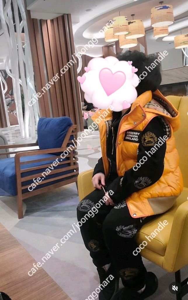 버버리키즈 상하 세트 이미지