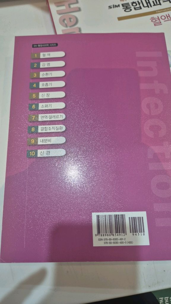 통합내과학 전집 1~10권 상 이미지