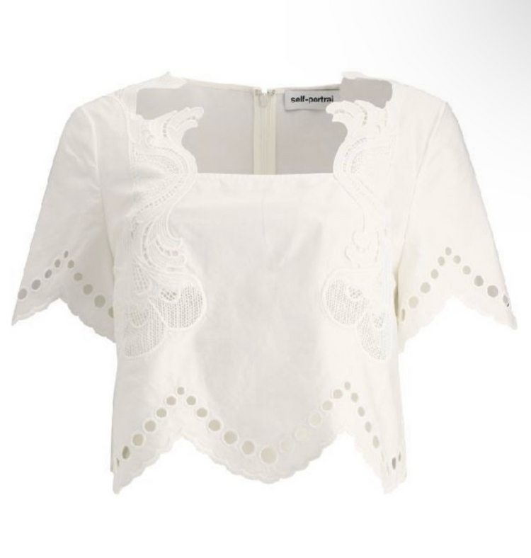 [새상품] 셀프포트레이트 탑 (산드로 마쥬 이자벨마랑 시에 자라 코스 로저비비에 비비안웨스트우드 가니 이미지