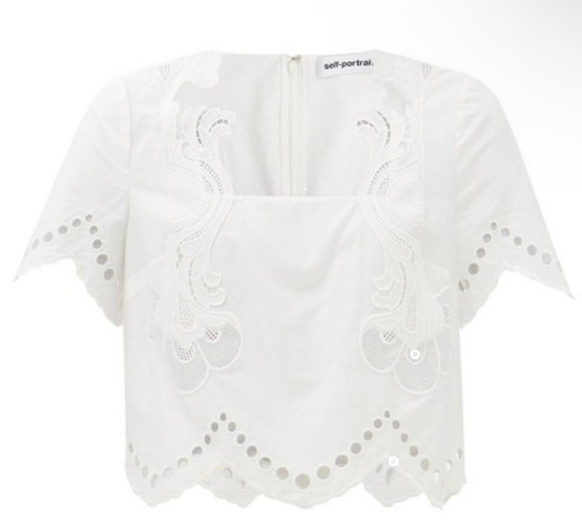 [새상품] 셀프포트레이트 탑 (산드로 마쥬 이자벨마랑 시에 자라 코스 로저비비에 비비안웨스트우드 가니 이미지