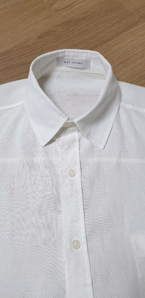 W&P HOUSE 남성 린넨셔츠 F 화이트 이미지
