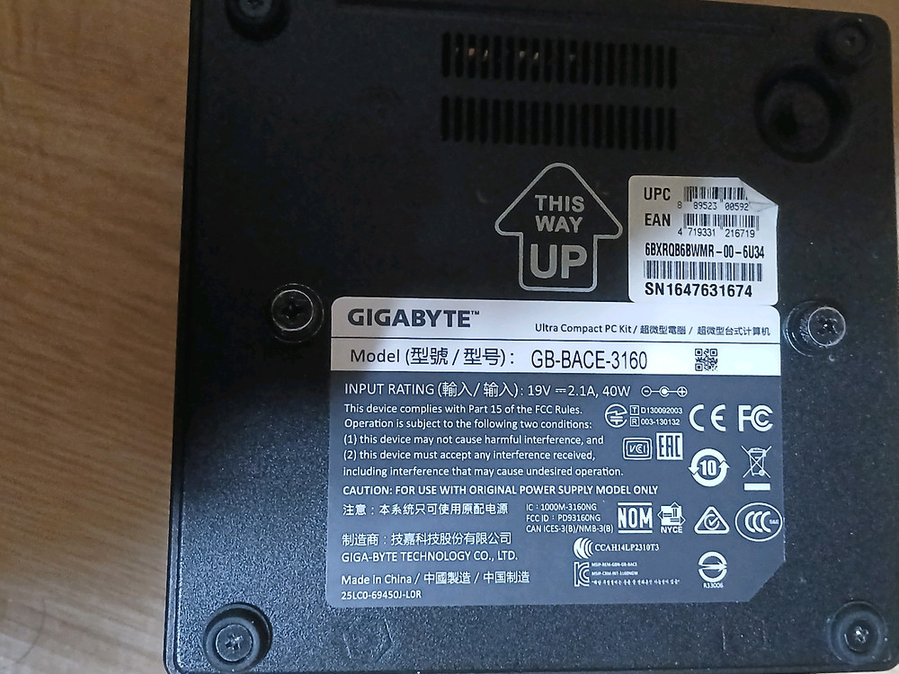 미니PC 고장(수리요함) 이미지