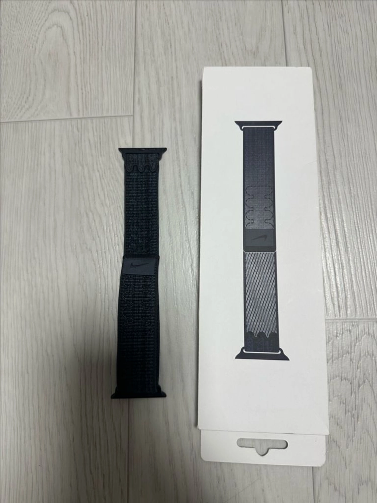 애플워치 나이키 스포츠루프 45mm 블루블랙 - 안심되는 중고거래