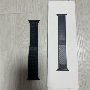 애플워치 나이키 스포츠루프 45mm 블루블랙 이미지