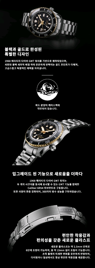 세이코 다이버GMT(오타니 GMT) 한정판 SPB534J1 이미지