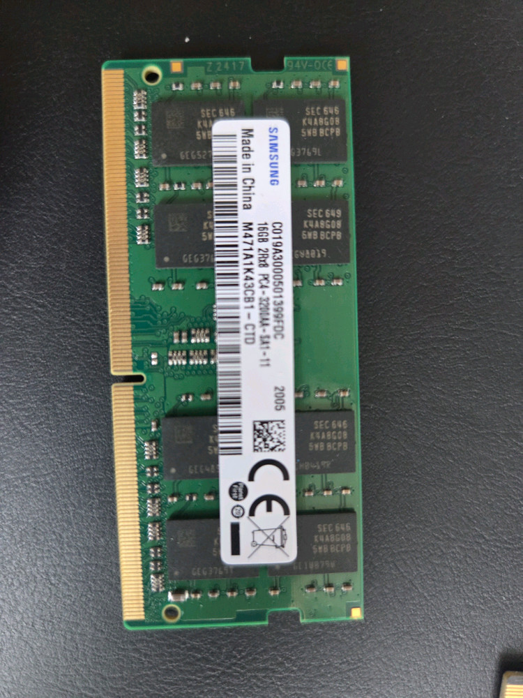 노트북용 삼성 DDR4 메모리 16GB 이미지