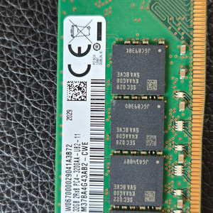 DDR4 3200MHz 32GB 메모리 삼성전자 이미지