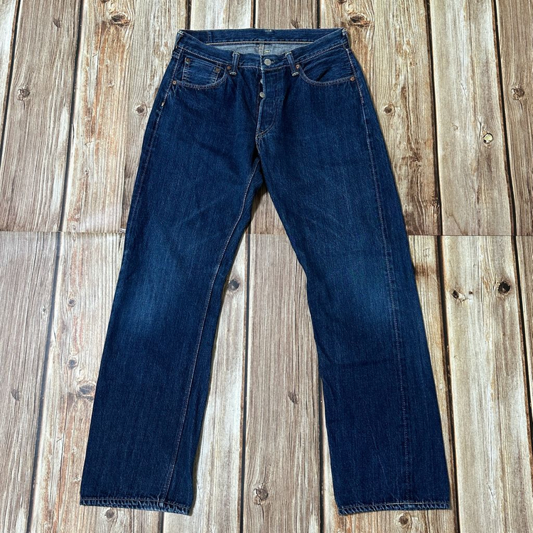 더블웍스 by 웨어하우스 Lot.DW5P 셀비지 데님 팬츠 33 사이즈 이미지