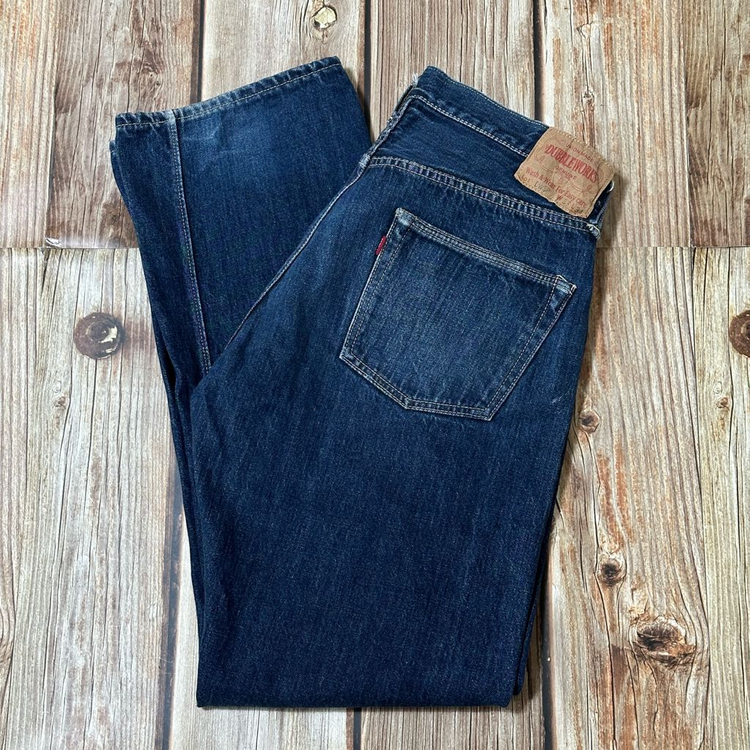 더블웍스 by 웨어하우스 Lot.DW5P 셀비지 데님 팬츠 33 사이즈 이미지