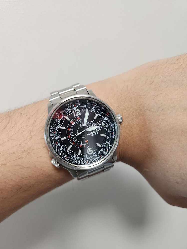 시티즌 나이트호크 파일럿 시계 이미지