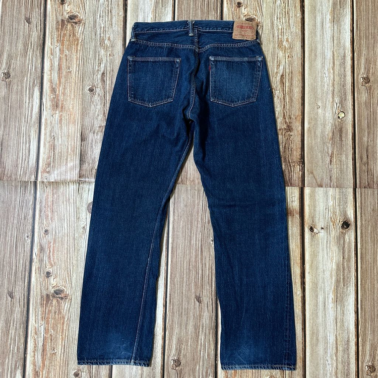 더블웍스 by 웨어하우스 Lot.DW5P 셀비지 데님 팬츠 33 사이즈 이미지