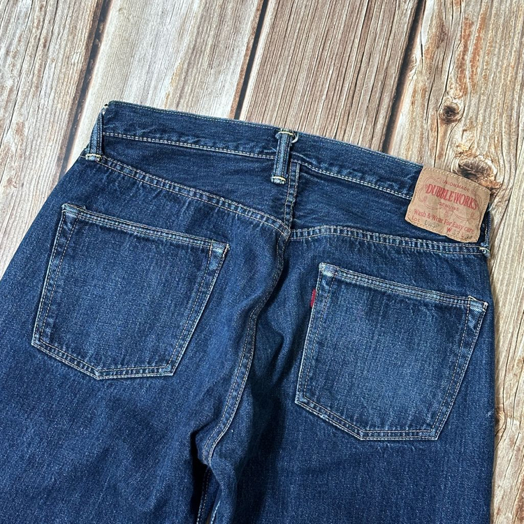 더블웍스 by 웨어하우스 Lot.DW5P 셀비지 데님 팬츠 33 사이즈 이미지