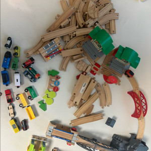 기차 장난감 이케아 토마스 등 전동 기차놀이 원목 기차 이미지