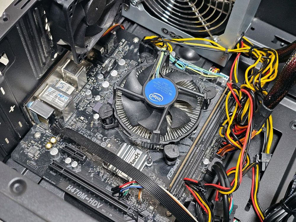 펜티엄 g6400 + h470m 보드 이미지
