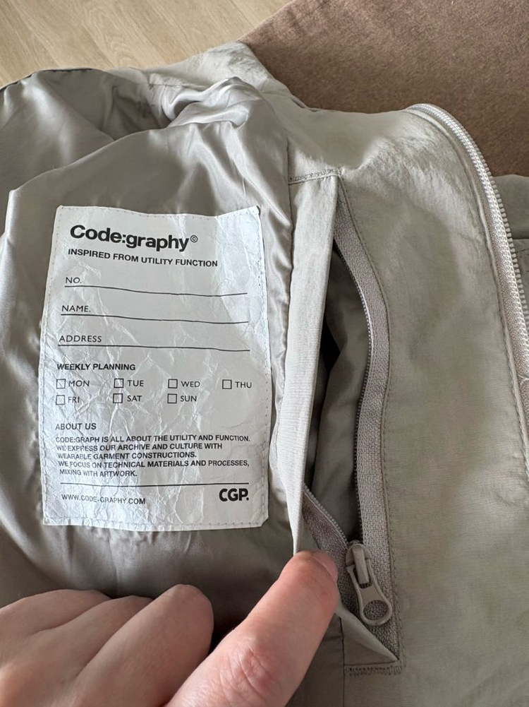 Code:graphy 코드그라피 바람막이(남녀공용) 이미지