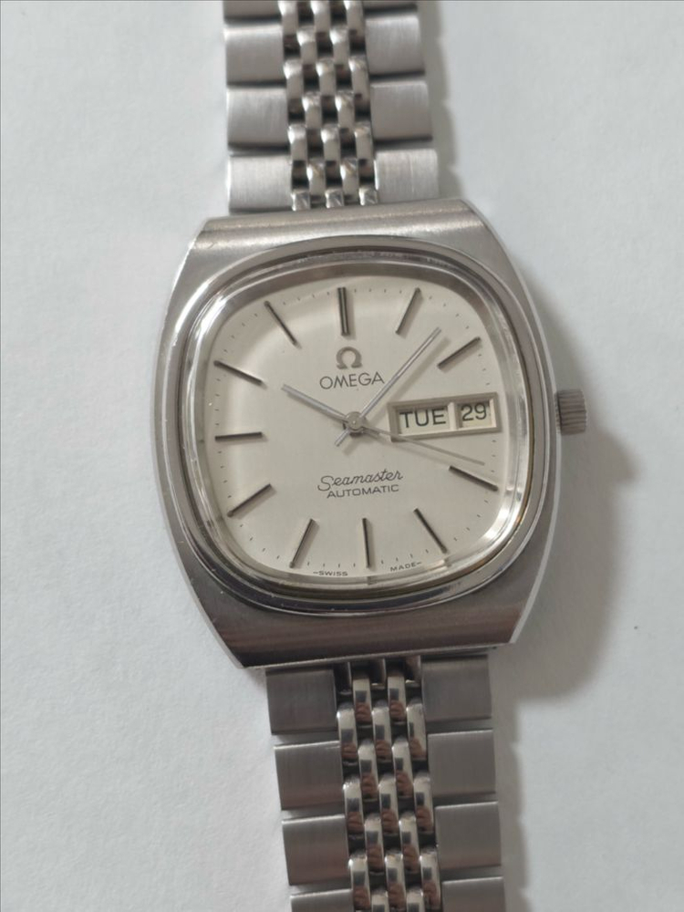 정품 오메가 시계 OMEGA 빈티지 씨마스터 테레비 희 이미지