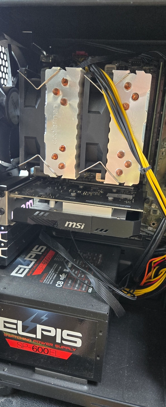 고성능 사무용 데스크탑 i7-10700, msi h410m-a pro, 8G ram, 그래픽카드, 파워 600, 이미지