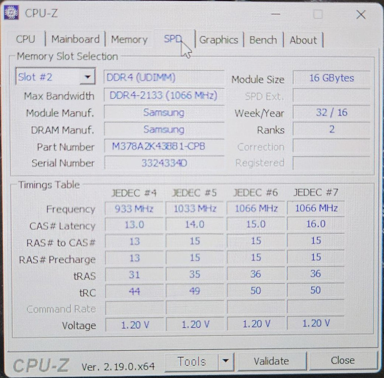 삼성 DDR4 16G 이미지