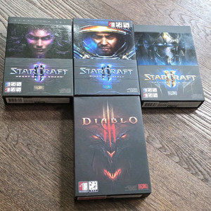 스타크래프트2, 디아블로3 cd 게임 이미지