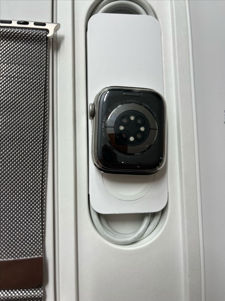 애플워치7스테인리스 41mm 실버 S급 이미지