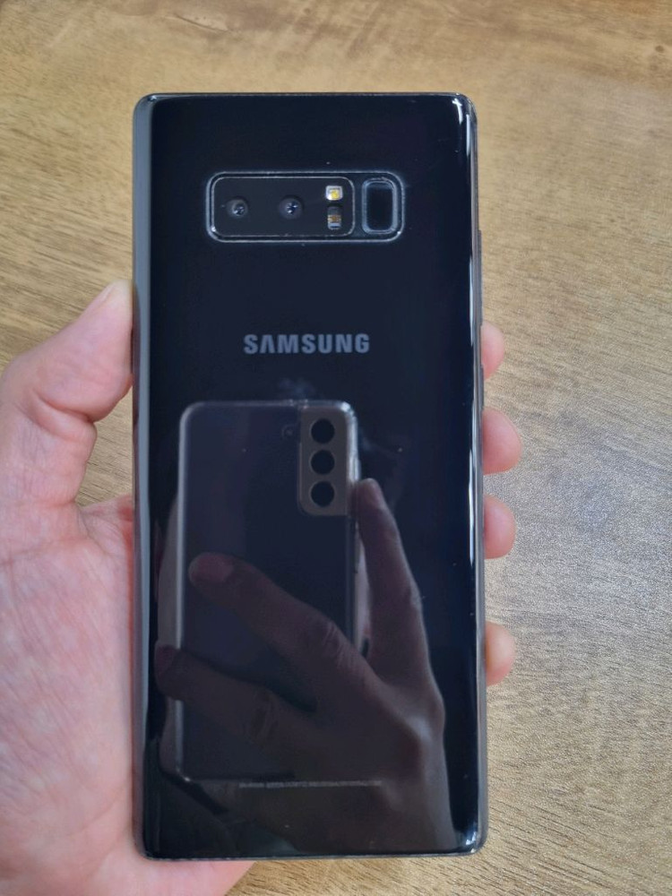 갤럭시노트8 블랙 256GB SK공기계 중고폰 최저가 당일발송 이미지
