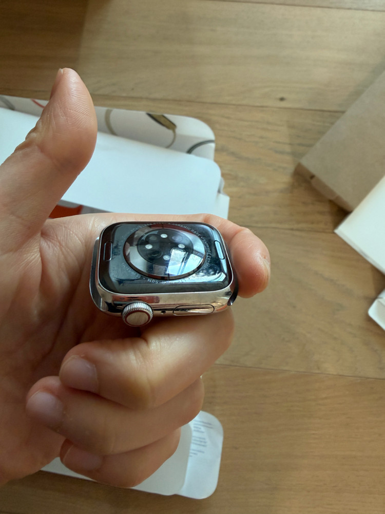 스마트워치 울트라 실버 256GB 애플워치 7 셀룰러 에르메스 정품 시계줄 이미지