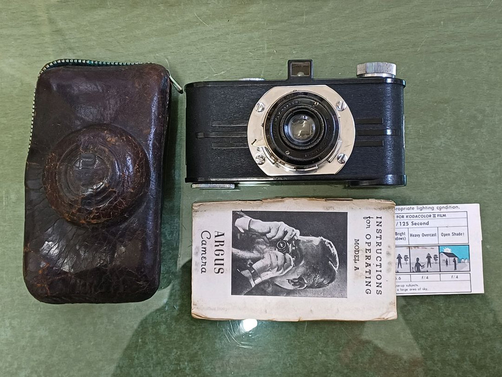 빈티지 필름 카메라 Argus Model A 35mm Camera 이미지