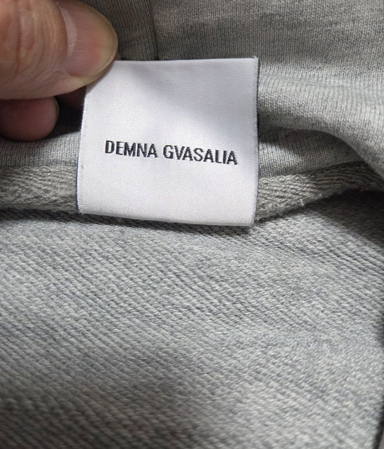 베트멍 오버핏 크롭 백로고 후드티 이미지