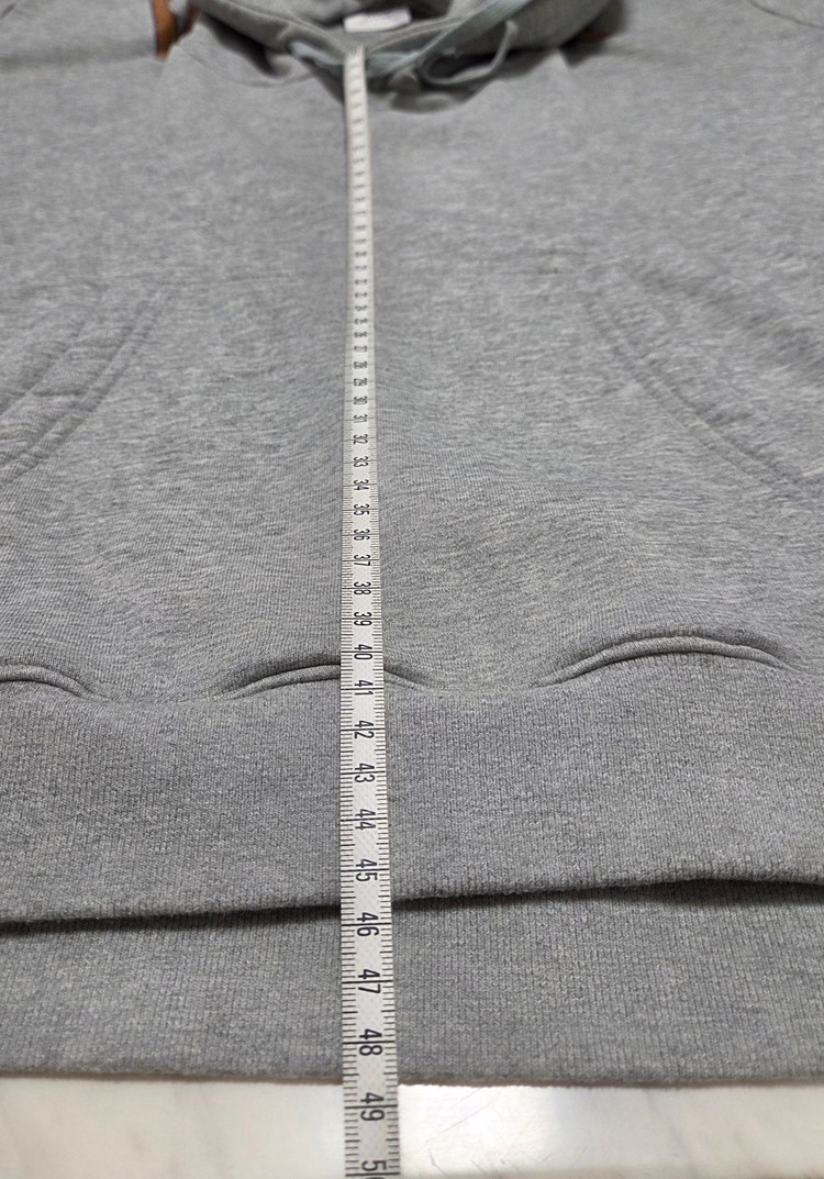 베트멍 오버핏 크롭 백로고 후드티 이미지