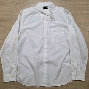 띠어리 플루이드 코튼 위켄드 셔츠 XL 105-107 정가 40만원 화이트 이미지