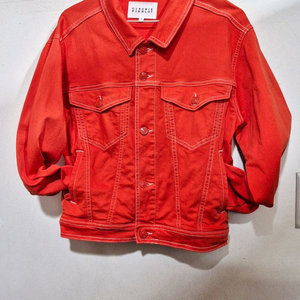 끌로디피에로 CLAUDIE PIERLOT 레드 데님 자켓 이미지