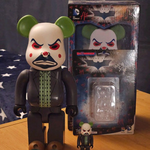 베어브릭 뱅크로버 조커 400퍼, 100퍼 일괄 이미지