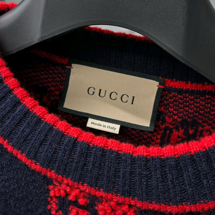 백화점판 / 구찌 GG 자카드 부클레 금장 니트 스커트 셋업 여성S 이미지